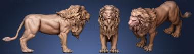 3D model Lion (2) (STL)